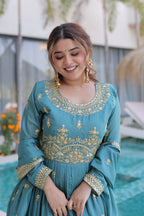 Premium Super Silk Sharara Set with Dupatta for Women – Designer Festive Outfit