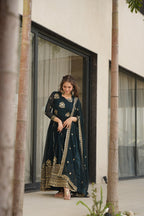 Premium Designer Gown with Dupatta for Women – Party Wear Anarkali Dress