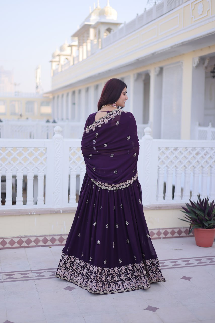 Premium Fox Blooming Lehenga Choli with Dupatta for Women – Wedding & Party Wear Set