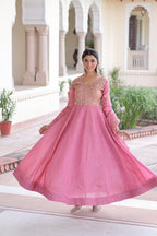 Designer Gown with Dupatta for Women | Party Wear Dress
