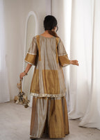 Sharara Set with Batwa for Women – Designer Mirror Work Festive Outfit