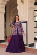 Premium Designer Lehenga Choli Set for Women – Pure Vichitra Fabric Party Wear Ethnic Outfit