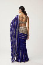Ready to Wear Real Mirror Work Saree