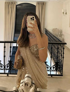 Ready to Wear Mirror Work Party Wear Saree