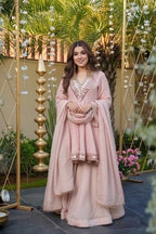 Ivory Sheeshmahal Sharara Set
