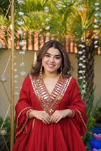 Ivory Sheeshmahal Sharara Set
