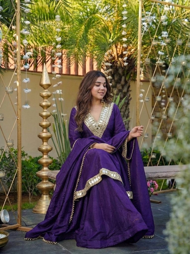 Ivory Sheeshmahal Sharara Set
