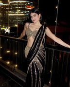 Ready to Wear Real Mirror Work Saree