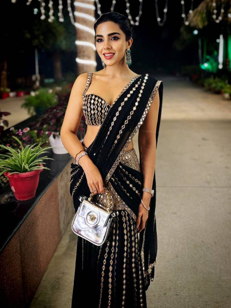 Ready to Wear Real Mirror Work Saree