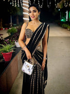 Ready to Wear Real Mirror Work Saree