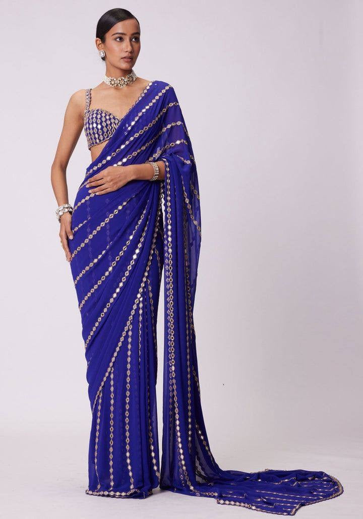 Ready to Wear Mirror Work Saree