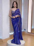 Ready to Wear Mirror Work Saree