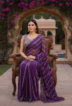 Ready to Wear Mirror Work Saree