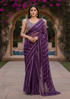 Ready to Wear Mirror Work Saree