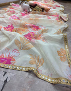Premium Floral Silk Saree
