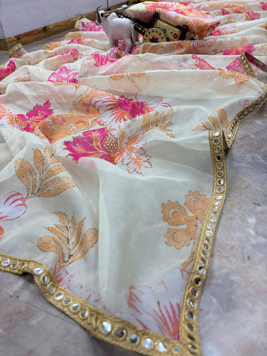 Premium Floral Silk Saree