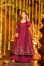 Premium Designer Anarkali Set with Plazo & Dupatta