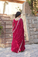 Premium Designer Gown with Embroidered Dupatta | Party Wear Outfit