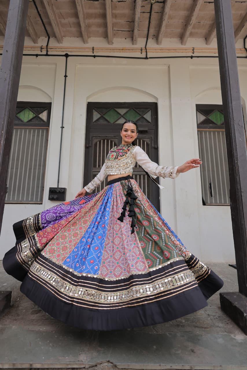 Navratri style Printed Lehenga Choli Set