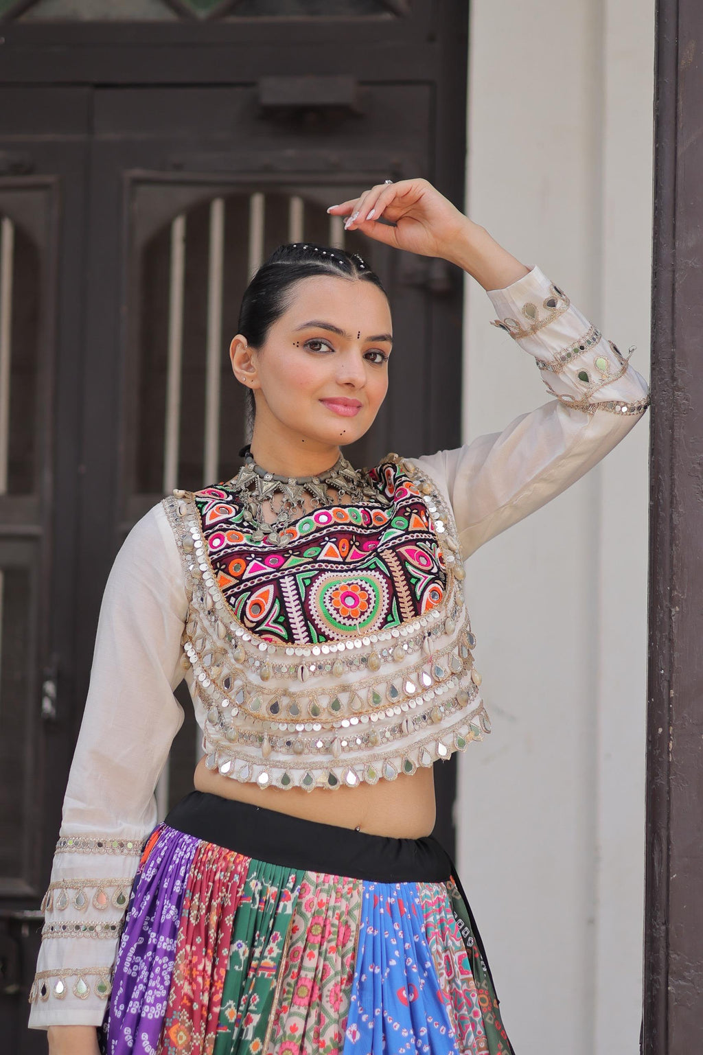 Navratri style Printed Lehenga Choli Set
