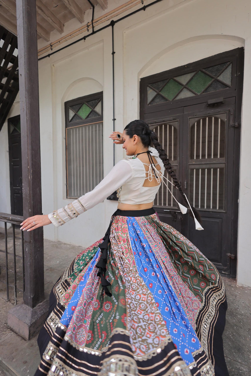 Navratri style Printed Lehenga Choli Set