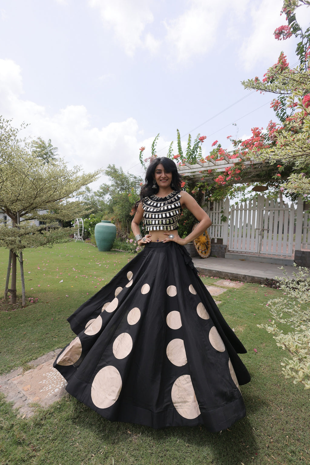 Navratri Silk Lehenga Choli Set