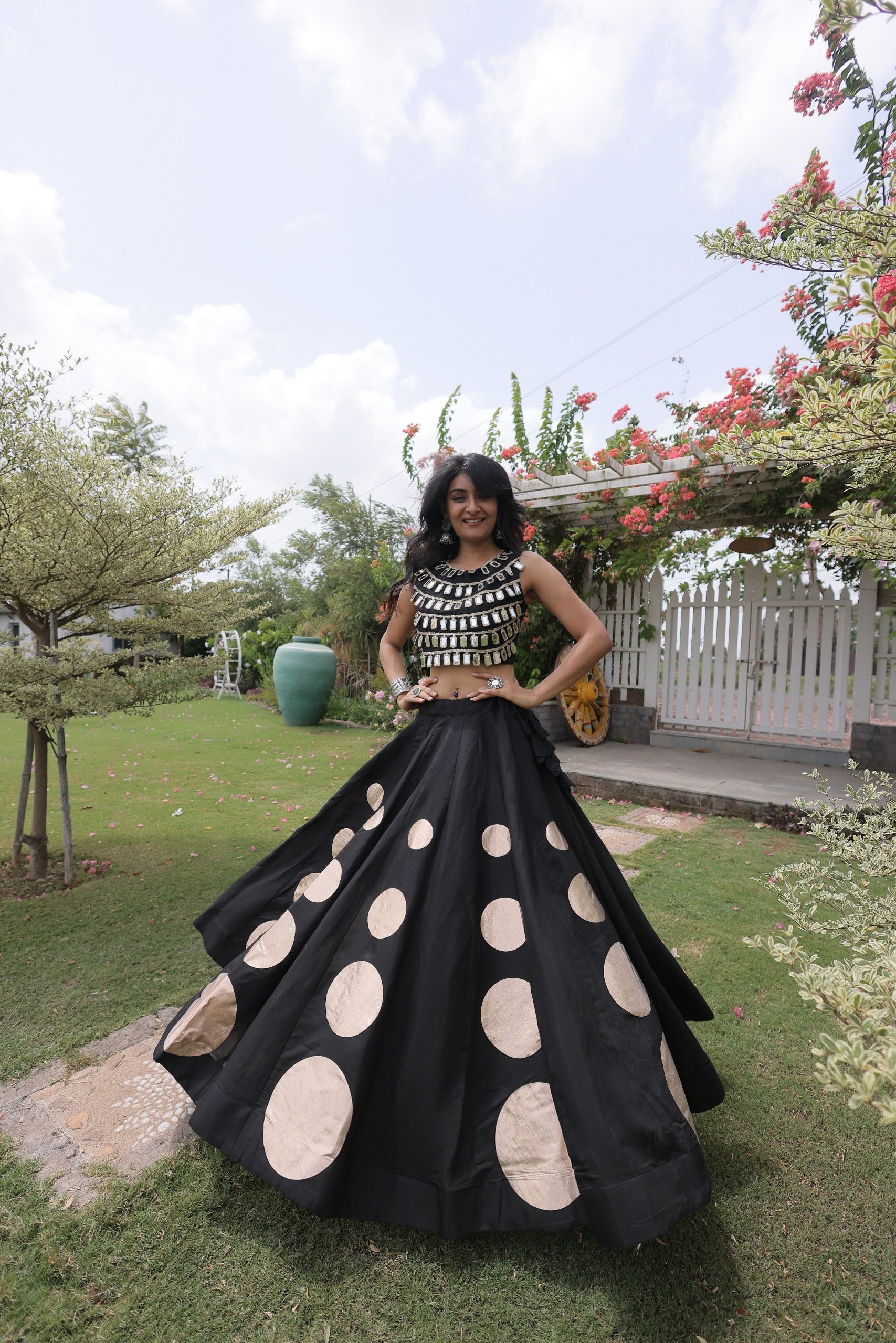 Navratri Silk Lehenga Choli Set