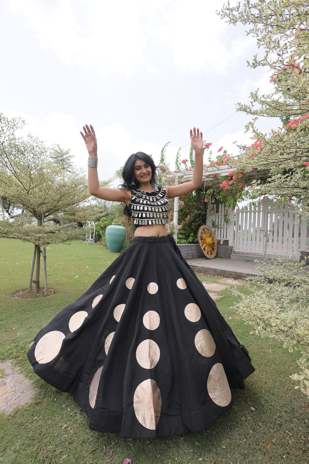 Navratri Silk Lehenga Choli Set