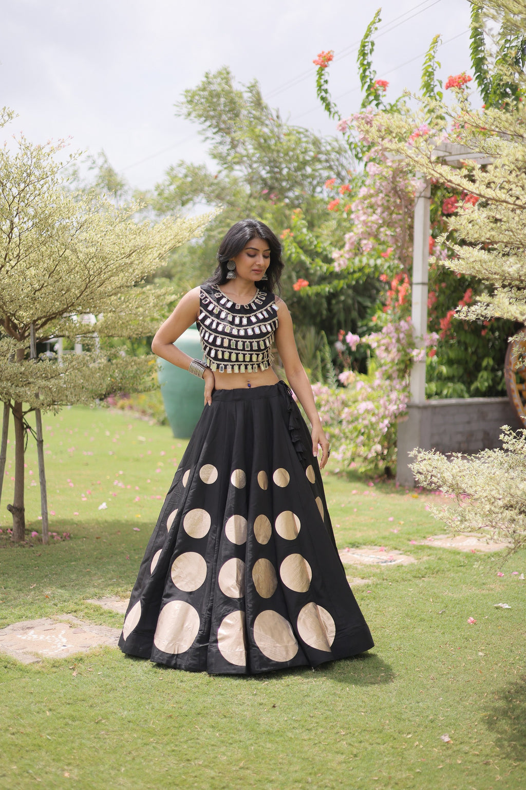 Navratri Silk Lehenga Choli Set