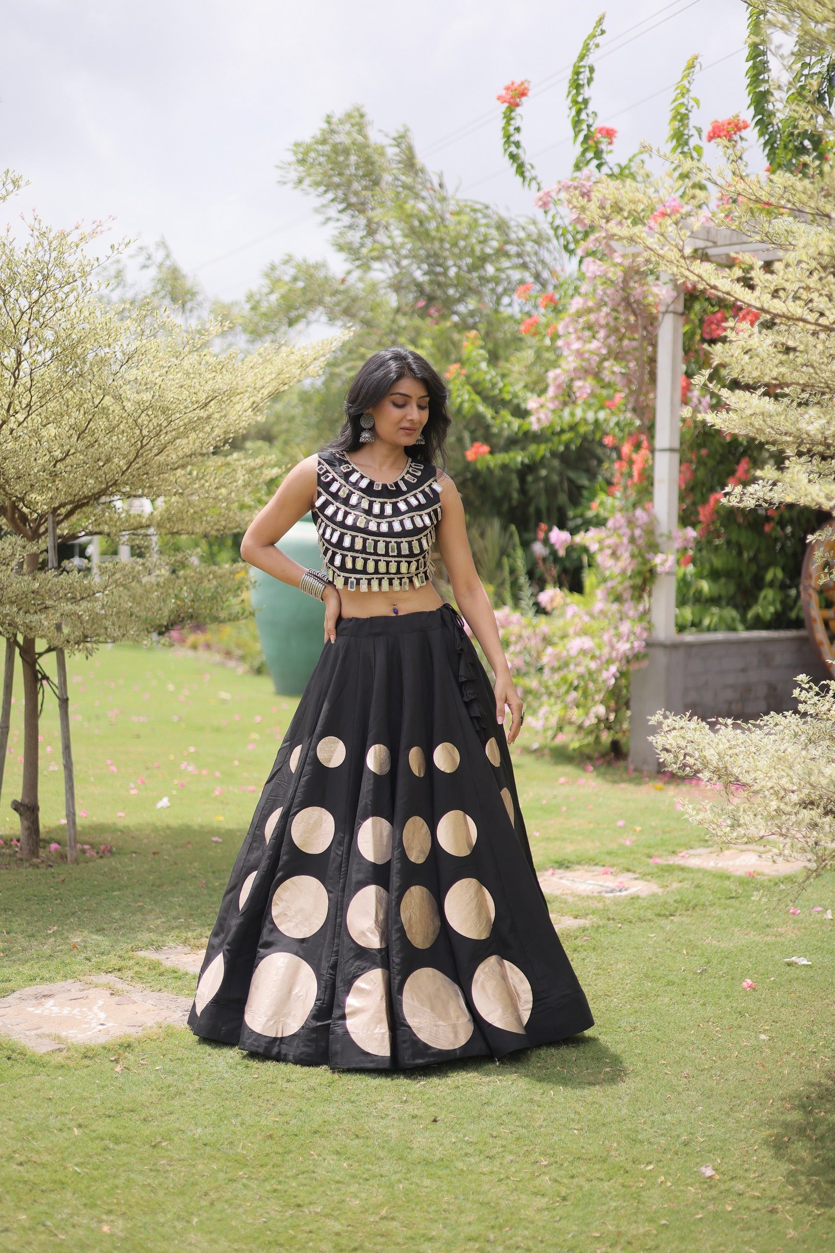 Navratri Silk Lehenga Choli Set