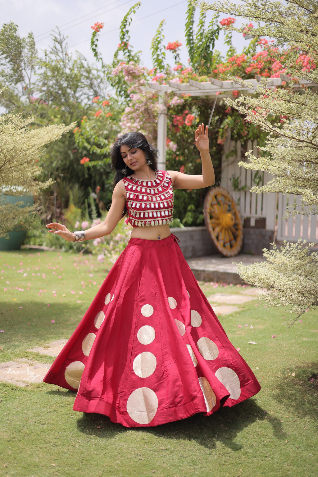 Navratri Silk Lehenga Choli Set