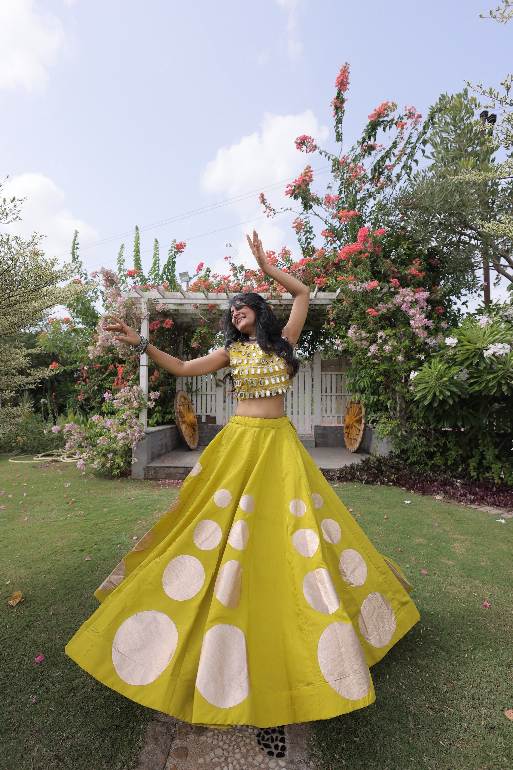 Navratri Silk Lehenga Choli Set