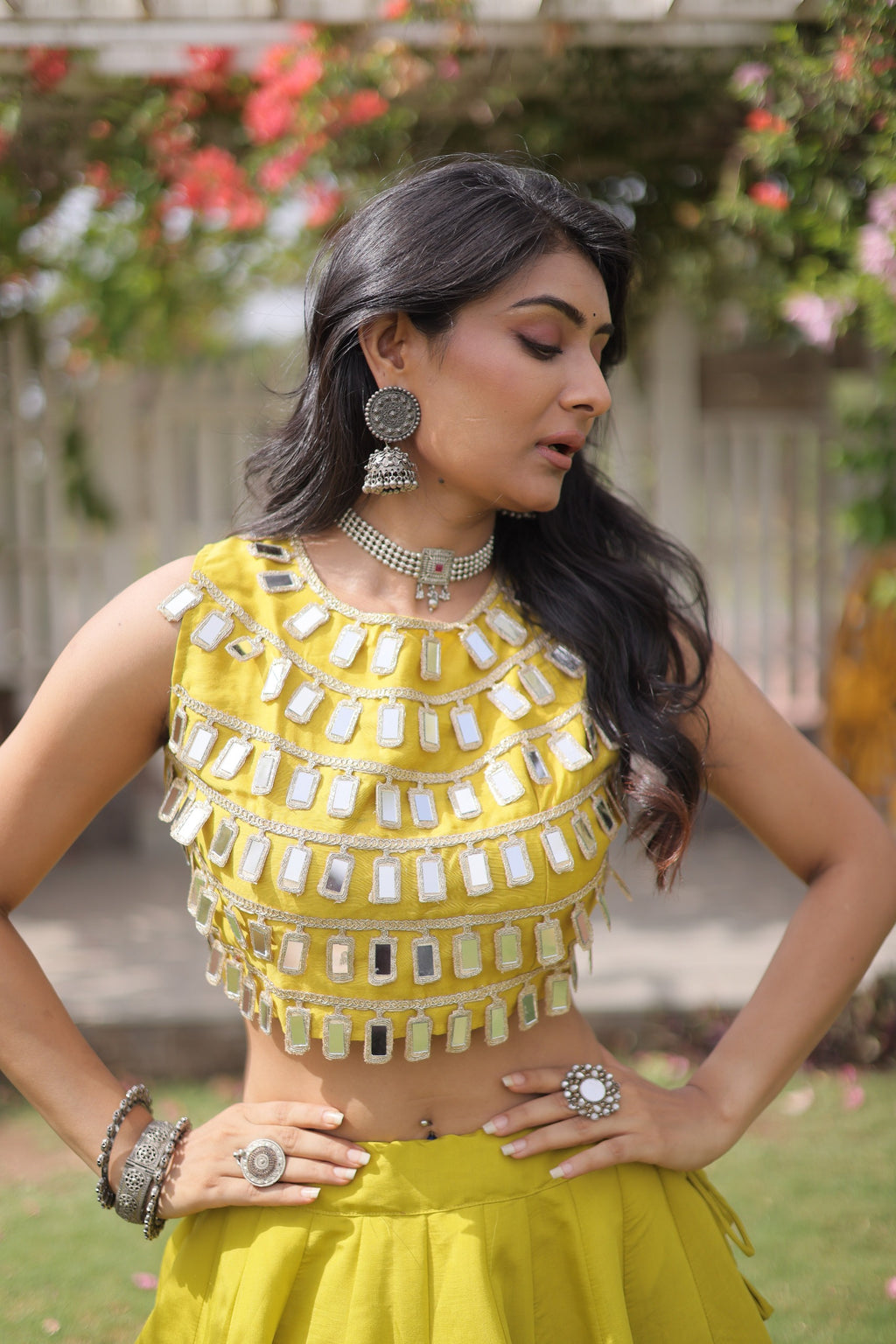 Navratri Silk Lehenga Choli Set