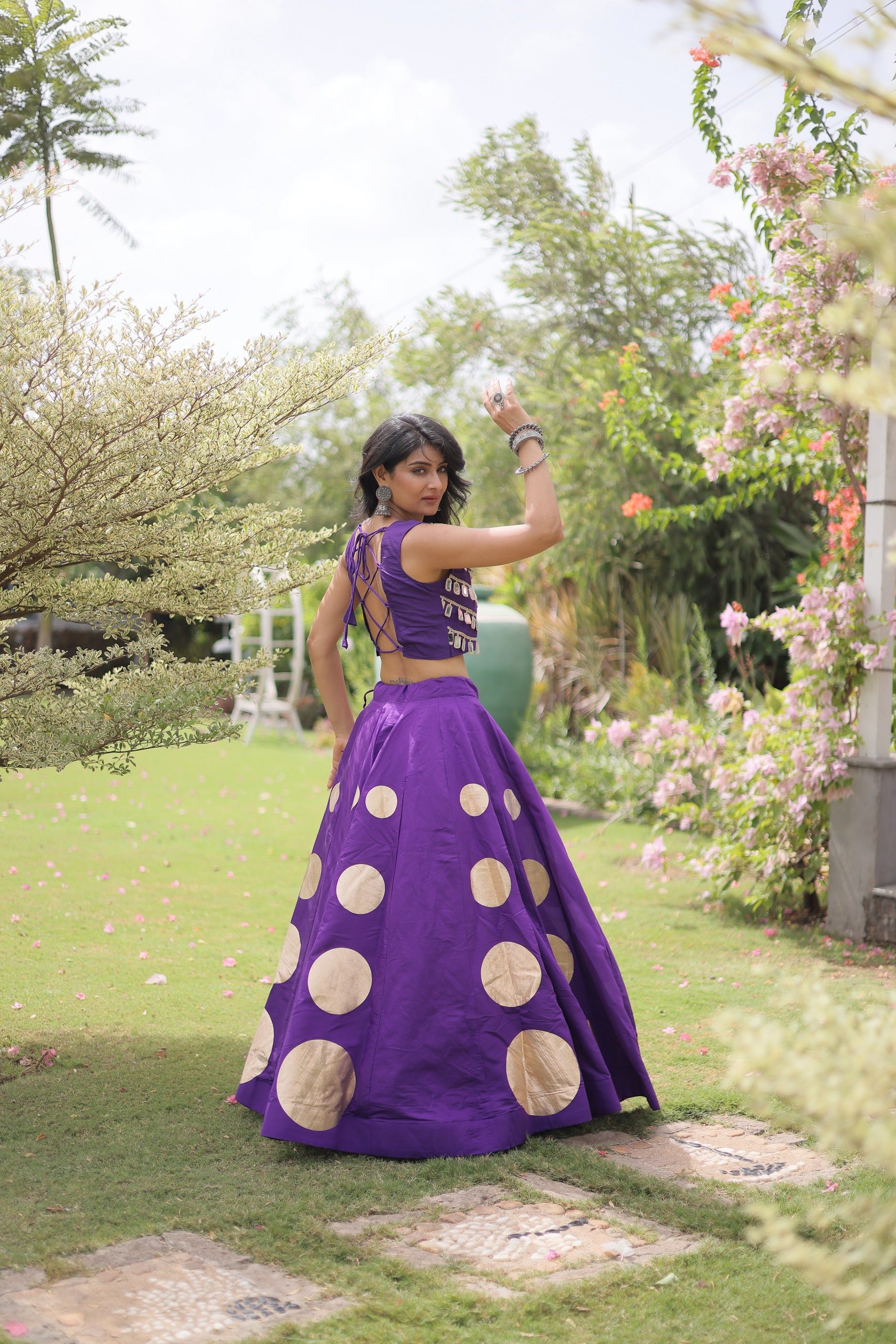 Navratri Silk Lehenga Choli Set