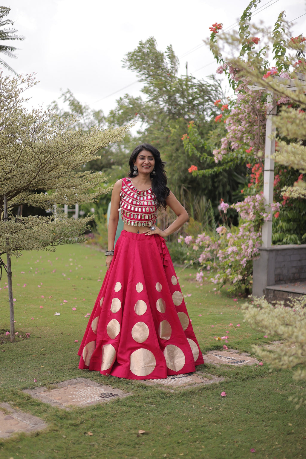 Navratri Silk Lehenga Choli Set