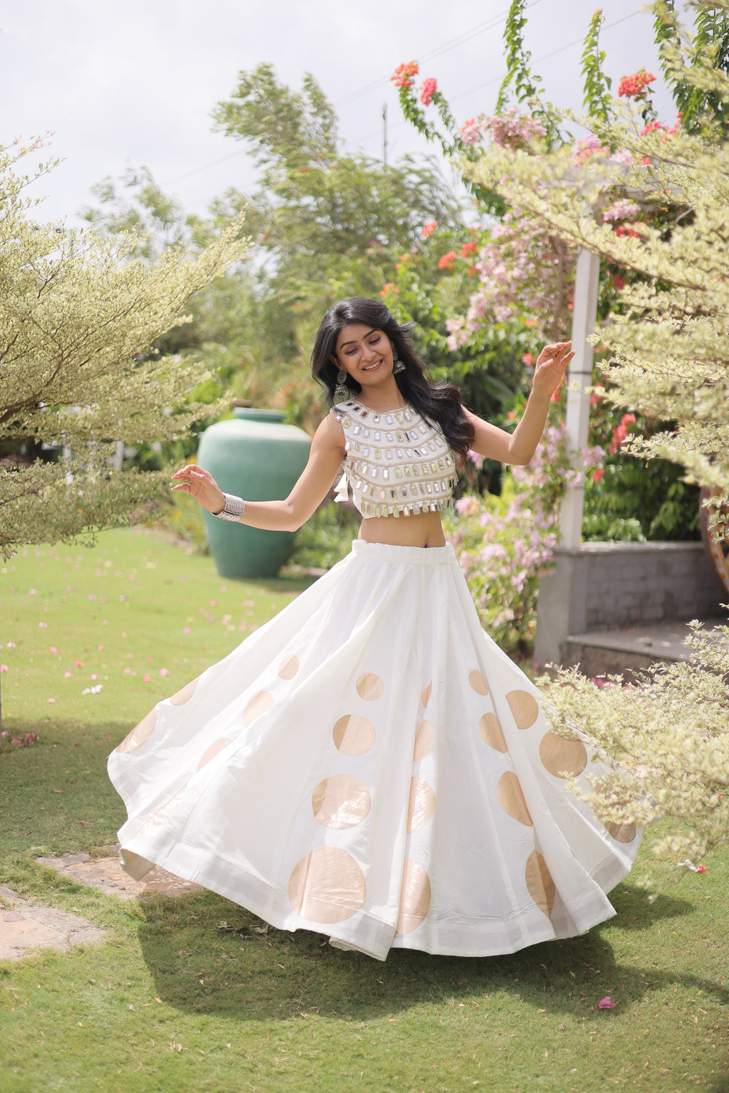 Navratri Silk Lehenga Choli Set