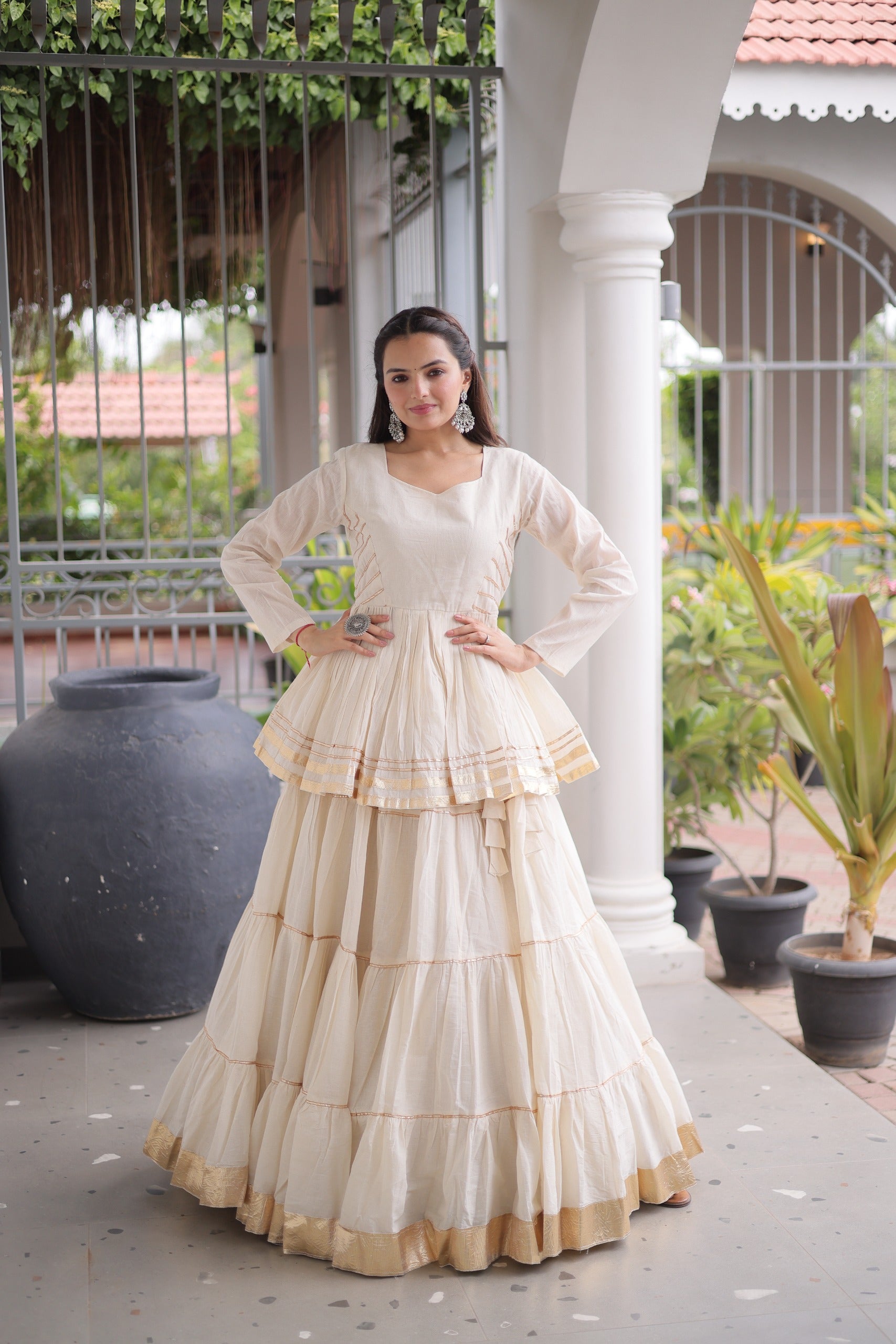 Navratri Peplum Lehenga Choli Set