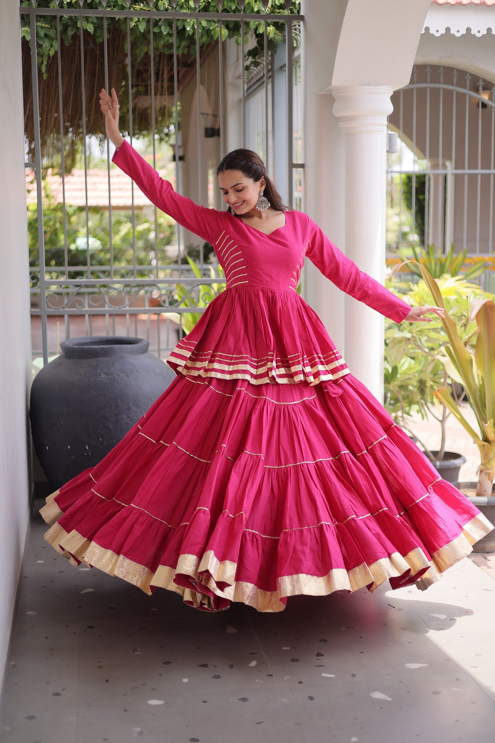 Navratri Peplum Lehenga Choli Set