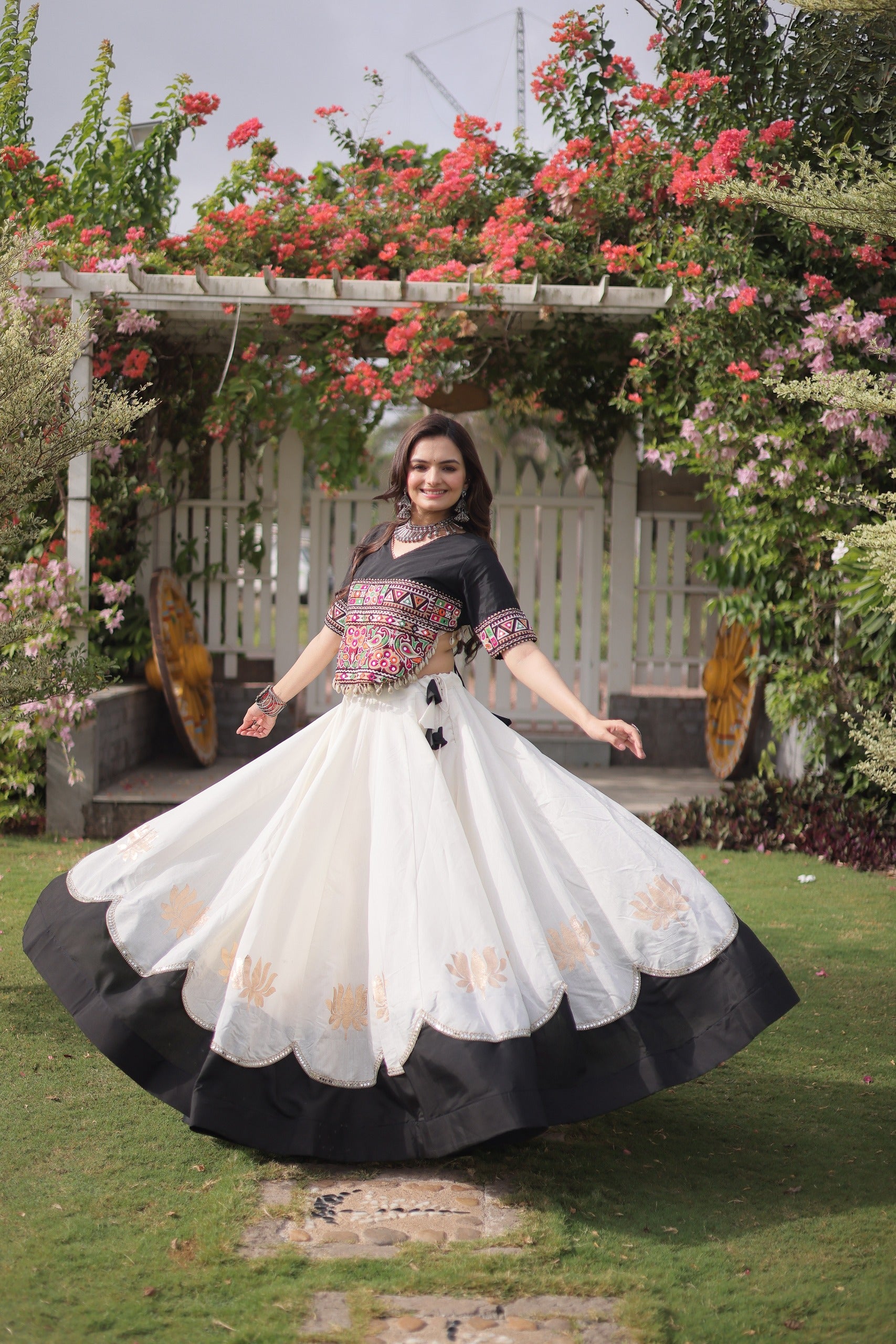 Designer Navratri Lehenga Choli Set