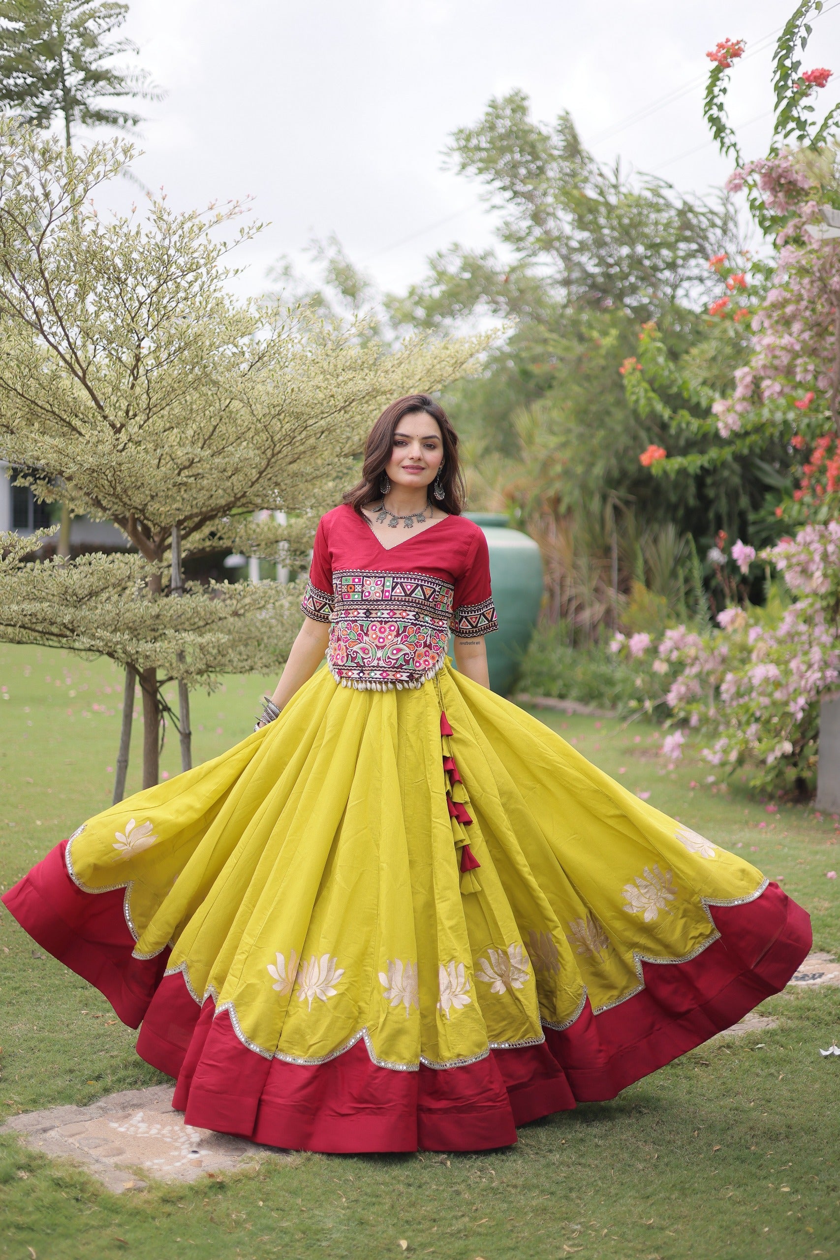 Designer Navratri Lehenga Choli Set