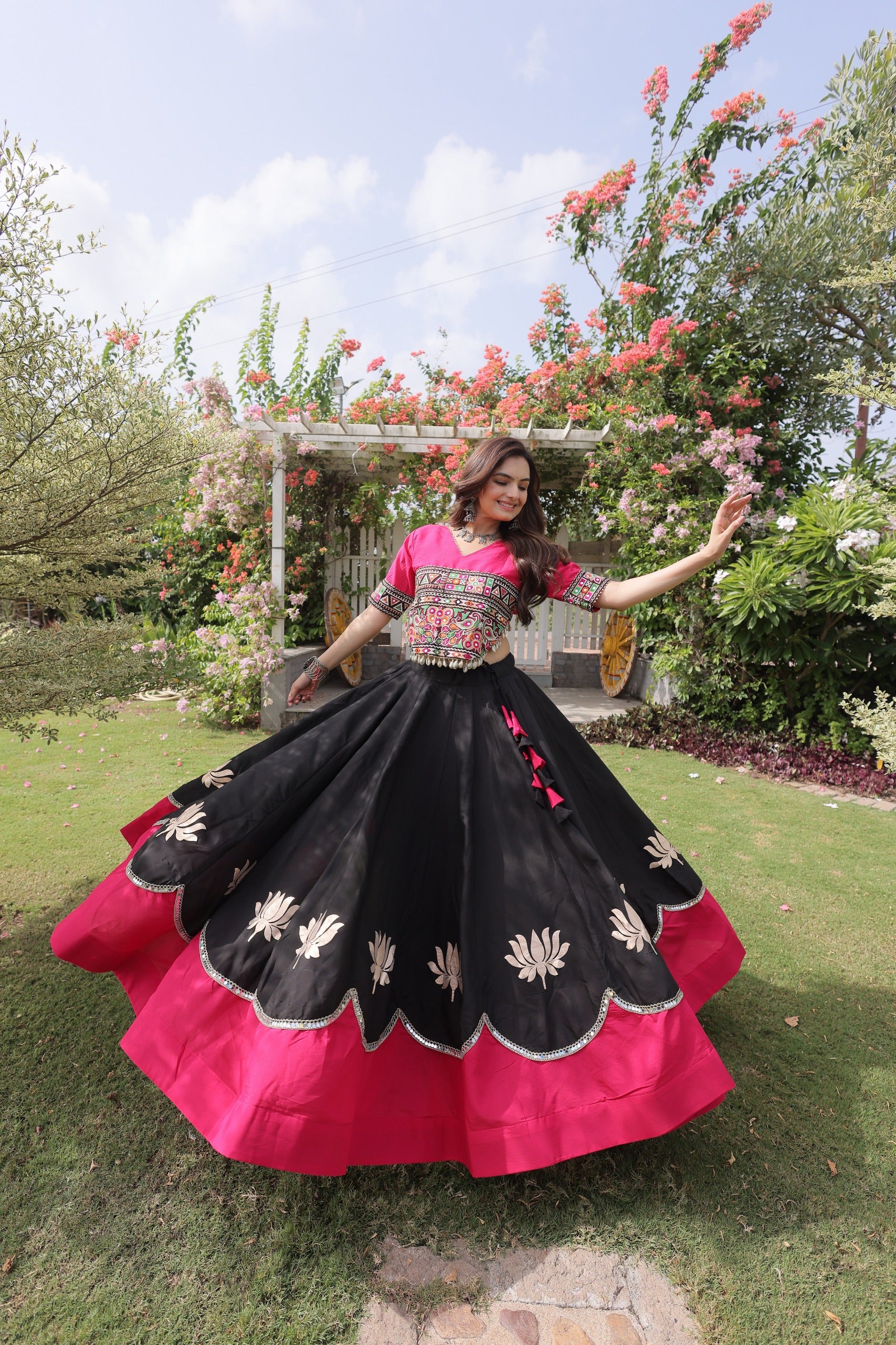 Designer Navratri Lehenga Choli Set