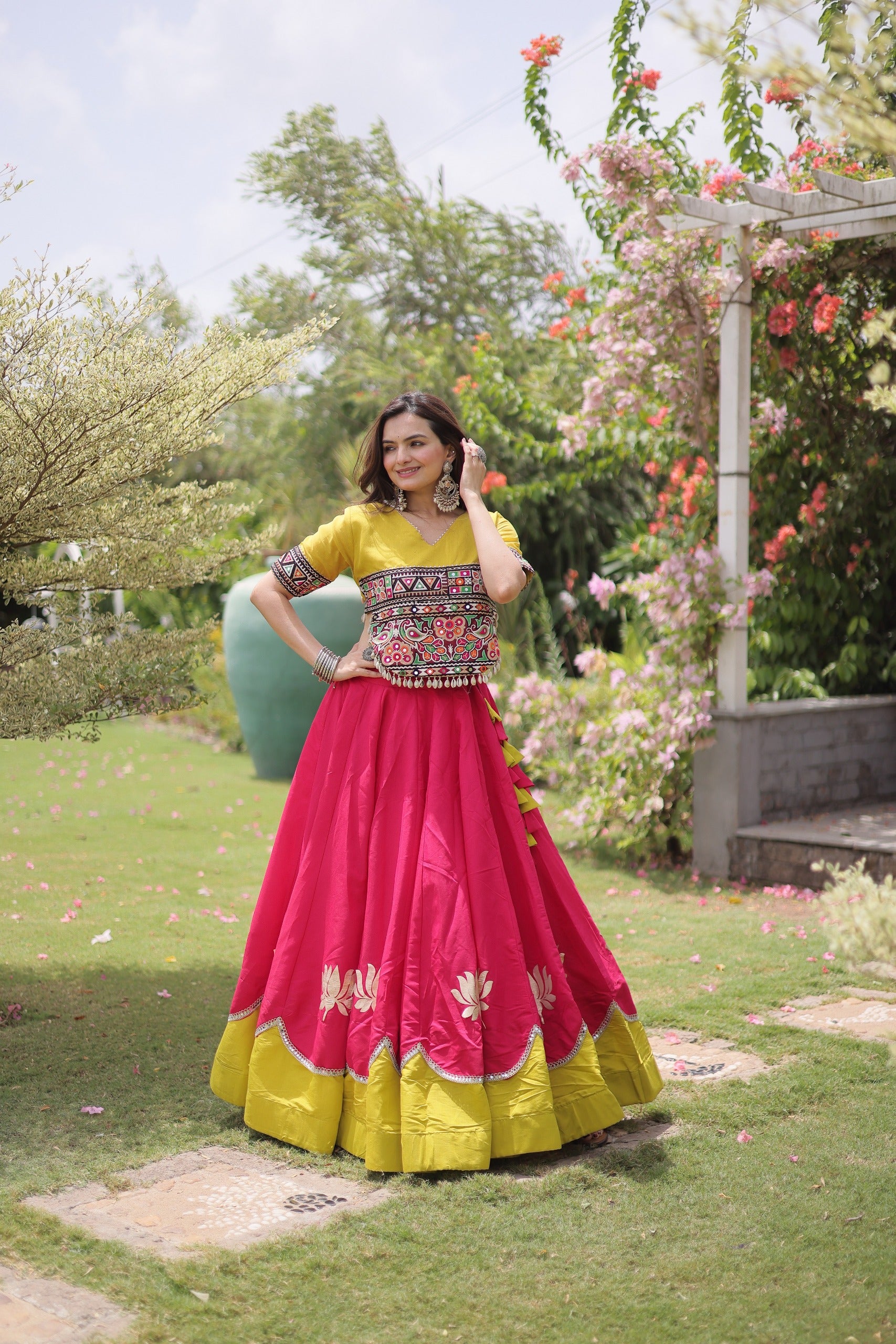 Designer Navratri Lehenga Choli Set