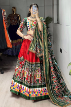 Patola Print Dola Silk Lehenga Choli