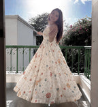 Premium Floral Anarkali Suit Set with Dupatta | Party Wear Outfit