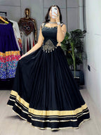Navratri Lehenga with Fancy Zigzag Patti Top