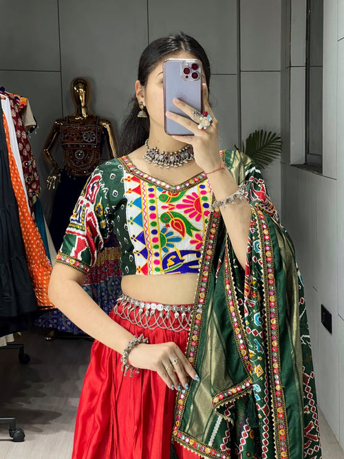 Patola Print Dola Silk Lehenga Choli