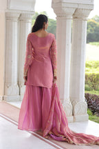 Premium Sequins Embroidered Fendy Sharara Suit Set