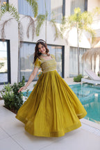 Premium Sequins Zari Embroidered Party Wear Gown