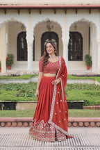Designer Sequins Embroidered Lehenga Choli Set