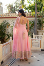  Women's Wedding Functions Wear Anarkali Suit Set with Dupatta 
